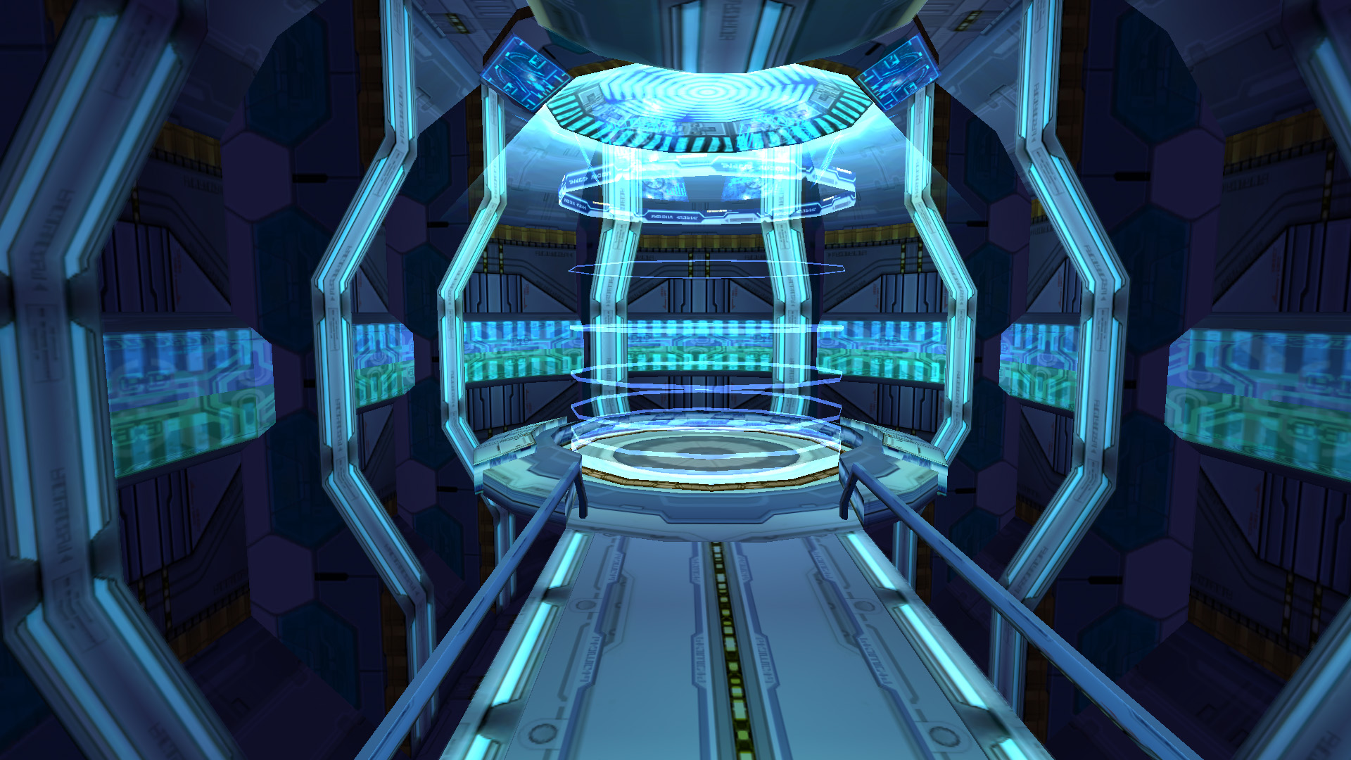 Pioneer 2 transport chamber from Phantasy Star Online